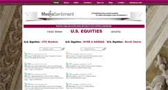 Desktop Screenshot of mediasentiment.com